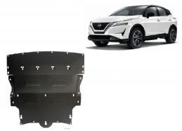 Acél motor, kapcsolószekrény, hűtő védőlemez Nissan Qashqai J12