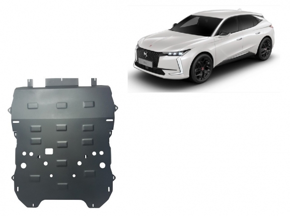 Acél motor, sebességváltó, hűtő, első lökhárító védőlemez Citroen DS4
