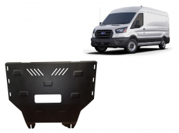 Acél motor, kapcsolószekrény, hűtő védőlemez Ford Transit - 4x4