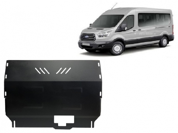 Acél motor, sebességváltó, hűtő, első lökhárító védőlemez Ford Transit