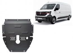 Acél motor, sebességváltó, hűtő, első lökhárító védőlemez Renault Master