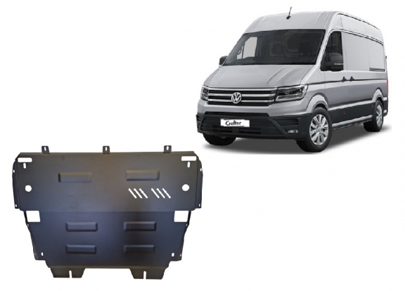 Acél motor, kapcsolószekrény, hűtő védőlemez Vw Crafter