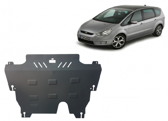 Acél motor, kapcsolószekrény, hűtő védőlemez Ford S - Max