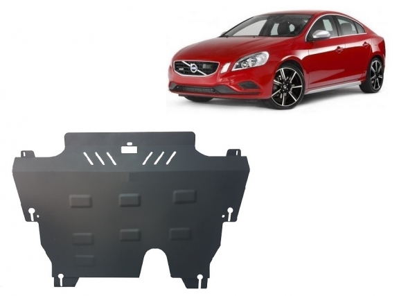 Acél motor, kapcsolószekrény védőlemez Volvo S60