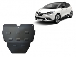 Acél motor, kapcsolószekrény védőlemez Renault Scenic 4