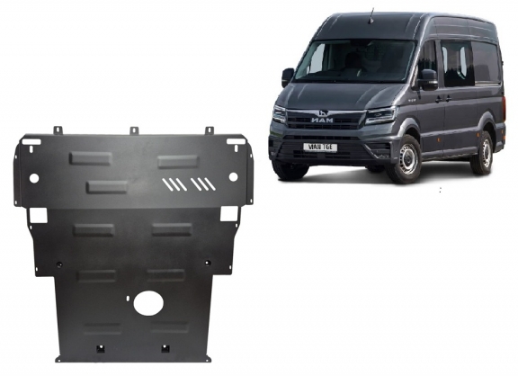 Acél motorvédő lemez Man TGE