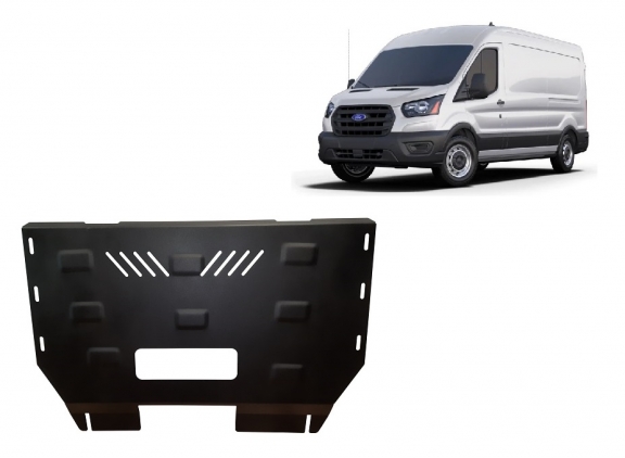 Acél motor, kapcsolószekrény, hűtő védőlemez Ford Transit - RWD