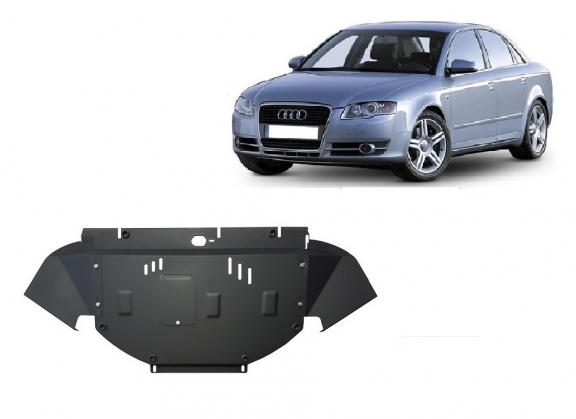 Acél motor, hűtő védőlemez Audi A4 B7