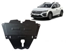 Acél motor, kapcsolószekrény védőlemez Dacia Sandero 3 Stepway
