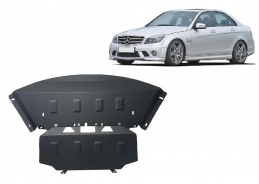 Acél motor, hűtő védőlemez Mercedes C-Class W204