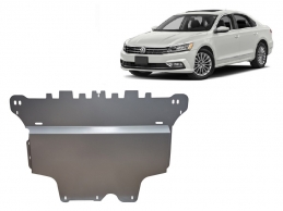 Alumínium motor-, sebességváltó-, hűtő- és első lökhárító védőlemez VW Passat B8