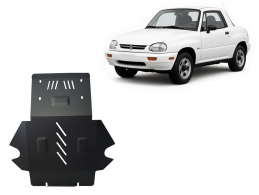 Acél motor, hűtő védőlemez Suzuki X90