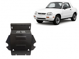 Acél motor, hűtő védőlemez Suzuki X90 2.0