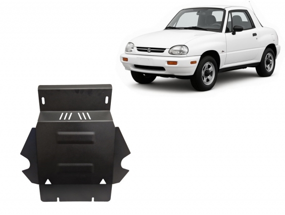 Acél motor, hűtő védőlemez Suzuki X90 2.0