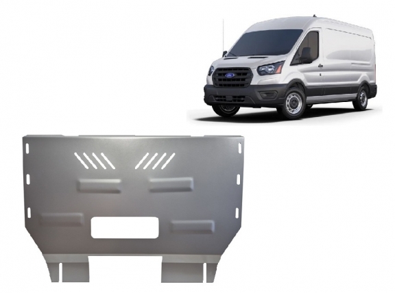 Alumínium motor, sebességváltó, hűtő, első lökhárító védőlemez Ford Transit RWD