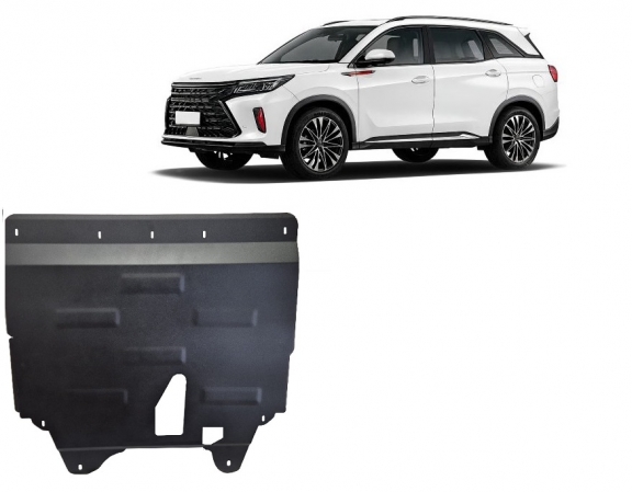 Acél motor, hütő védőlemez Dfsk Fengon 600