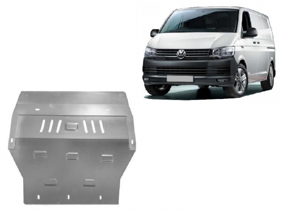 Galvanizált acél motor, sebbeségváltó, hütő, első lökhárító védőlemez Volkswagen Transporter T6 Caravelle