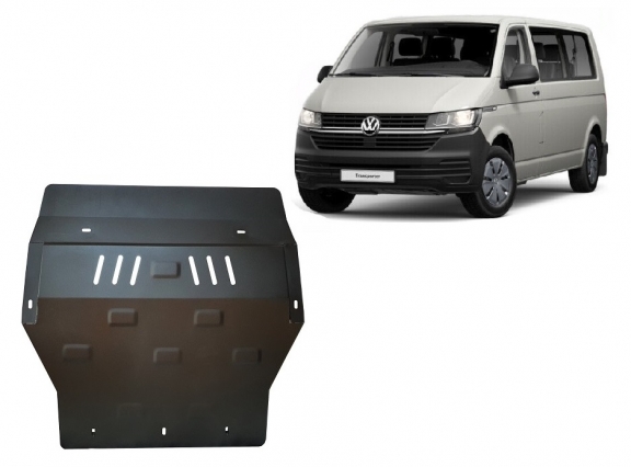 Acél motor, sebességváltó, hűtő, első lökhárító védőlemez Volkswagen Transporter T6.1