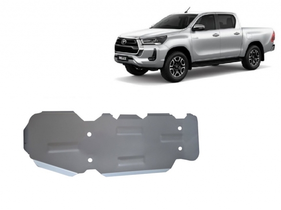 Aluminium üzemanzagtartály védőlemez Toyota Hilux Invincible