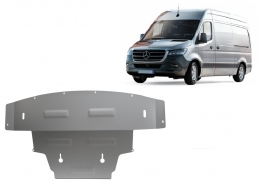 Alumínium motor,  hűtő, első lökhárító védőlemez Mercedes Sprinter - RWD
