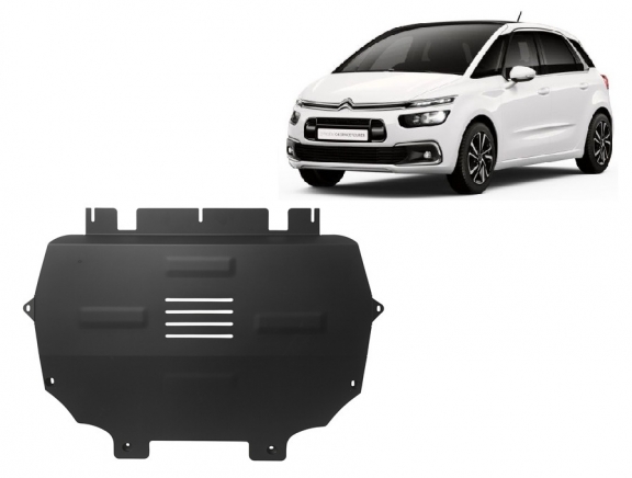 Acél motor, kapcsolószekrény, hütő védőlemez Citroen Grand C4 SpaceTourer