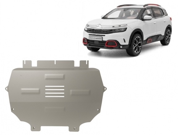 Aluminium motor, kapcsolószekrény védőlemez Citroen C5 Aircross