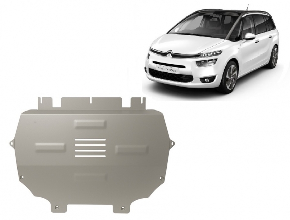 Aluminium motor, kapcsolószekrény védőlemez Citroen Grand C4 Picasso