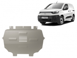 Aluminium motor, kapcsolószekrény védőlemez Fiat Doblo