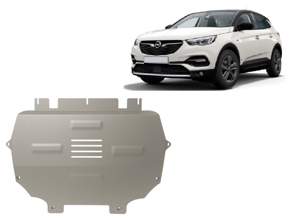 Aluminium motor, kapcsolószekrény védőlemez Opel Grandland X