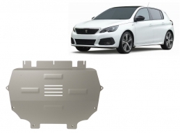 Aluminium motor, kapcsolószekrény védőlemez Peugeot 308