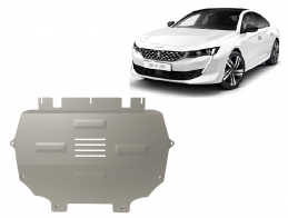 Aluminium motor, kapcsolószekrény védőlemez Peugeot 508