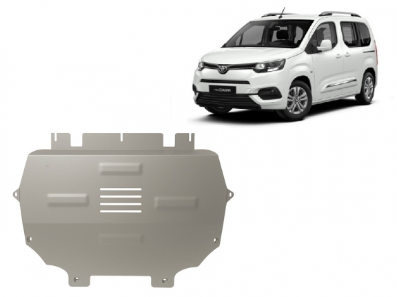 Aluminium motor, kapcsolószekrény védőlemez Toyota Proace City Verso