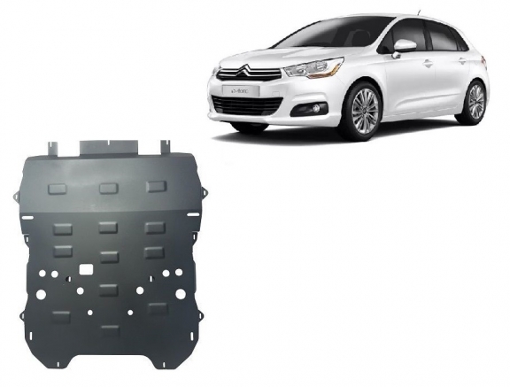 Acél motor,váltó, hűtő védőlemez Citroen c4