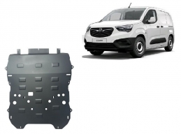Acél motor, kapcsolószekrény, hűtő védőlemez Opel Combo