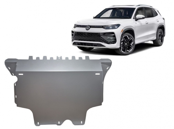 Alumínium motor, sebességváltó, hűtő, első lökhárító védőlemez VW Tiguan