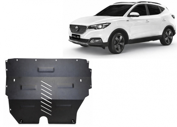 Acél motor, kapcsolószekrény, hütő védőlemez MG ZS