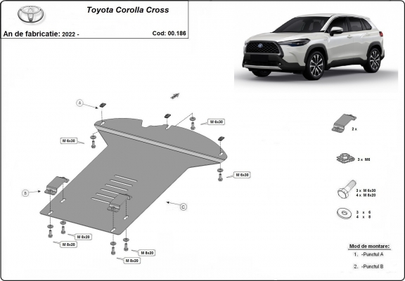 Katalizátor lopásgátló (CAT/LOCK) Toyota Corolla Cross