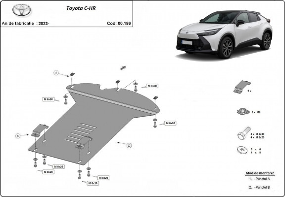 Katalizátor lopásgátló (CAT/LOCK) Toyota C-HR