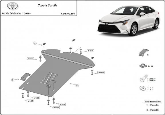Katalizátor lopásgátló (CAT/LOCK) Toyota Corolla