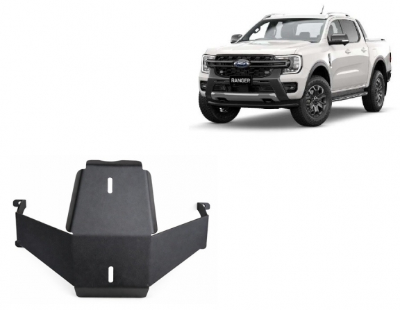Acél hátsó differenciálmű védőlemez Ford Ranger