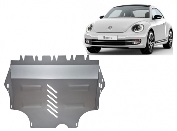 Alumínium kapcsolószekrény, hűtő védőlemez Volkswagen New Beetle
