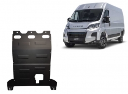 Acél motor, kapcsolószekrény, hűtő védőlemez Iveco eSuperJolly