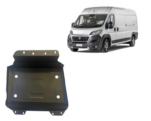 Acél üzemanyagtartály védőlemez Fiat Ducato