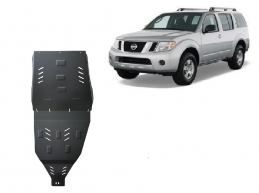 Acél kapcsolószekrény, osztómű védőlemez Nissan Pathfinder