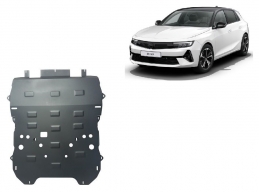 Acél motor, sebességváltó, hűtő, első lökhárító védőlemez Opel Astra L