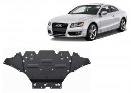 Acél motor, hűtő védőlemez Audi A5