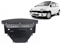 Acél kapcsolószekrény, hűtő védőlemez Renault Twingo