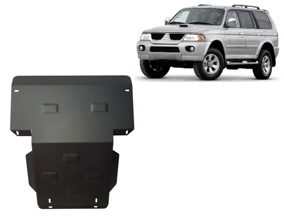 Acél motor, hűtő védőlemez Mitsubishi Pajero Sport 1