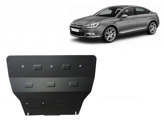 Acél motor, kapcsolószekrény védőlemez citroen C5