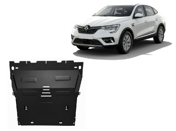 Acél motor, kapcsolószekrény, hűtő védőlemez Renault Arkana